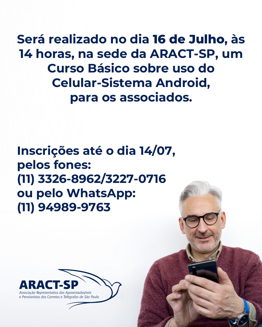 Curso Como usar celular para aposentados