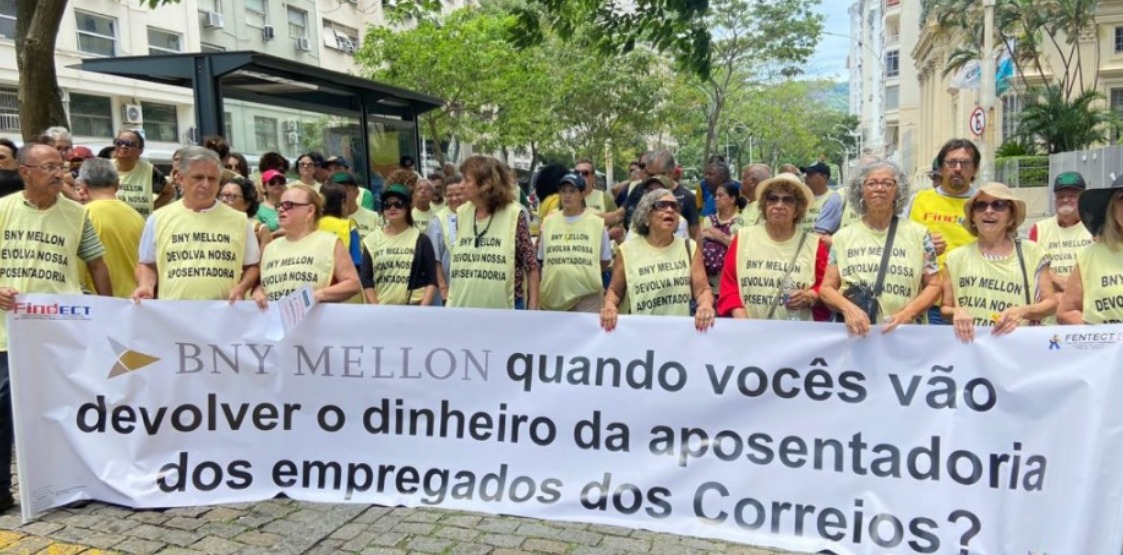 MANIFESTAÇÃO CONTRA O BANCO BNY MELLON 22/05/2024 – PARTICIPE